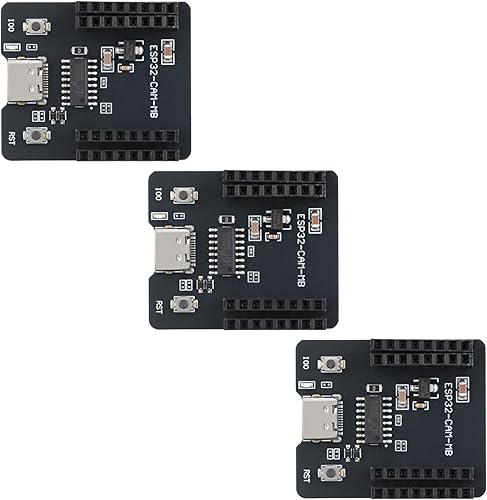 3pcs ESP32-CAM Placa base con cabezal extendido y CH340 - USB Tipo-C placa quemadora