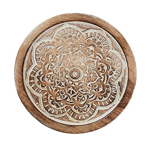 Set of 2 Wooden Trivets for Hot Dishes Pots and Pans Tea Pot Holders Nonslip Heat Resistant Kitchen Counter Accessories for Table Countertops (MD01) 8