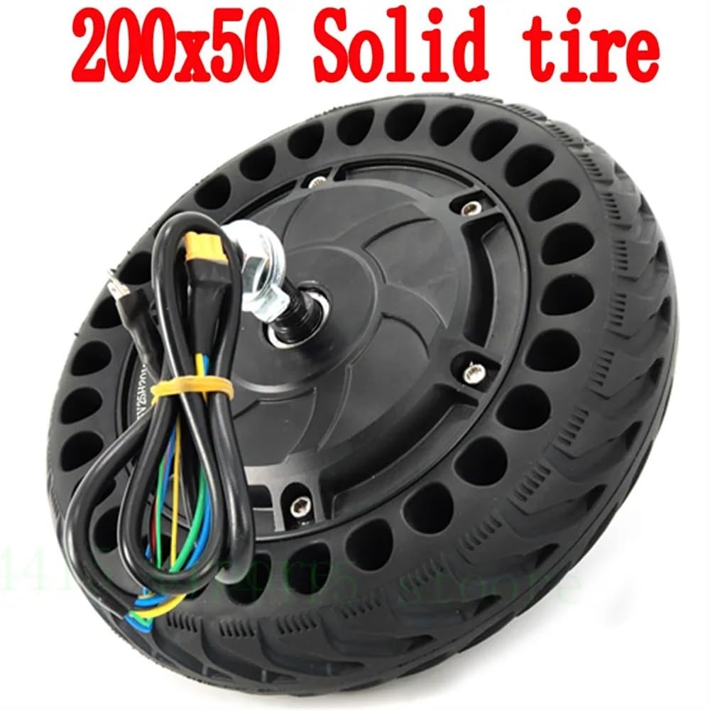 Ruedas De Repuesto para Patinetes 200x50 Scooter eléctrico for Bicicletas Neumáticos sin cámara Neumáticos de Ruedas sólidas for Motocicletas de 8 Pulgadas