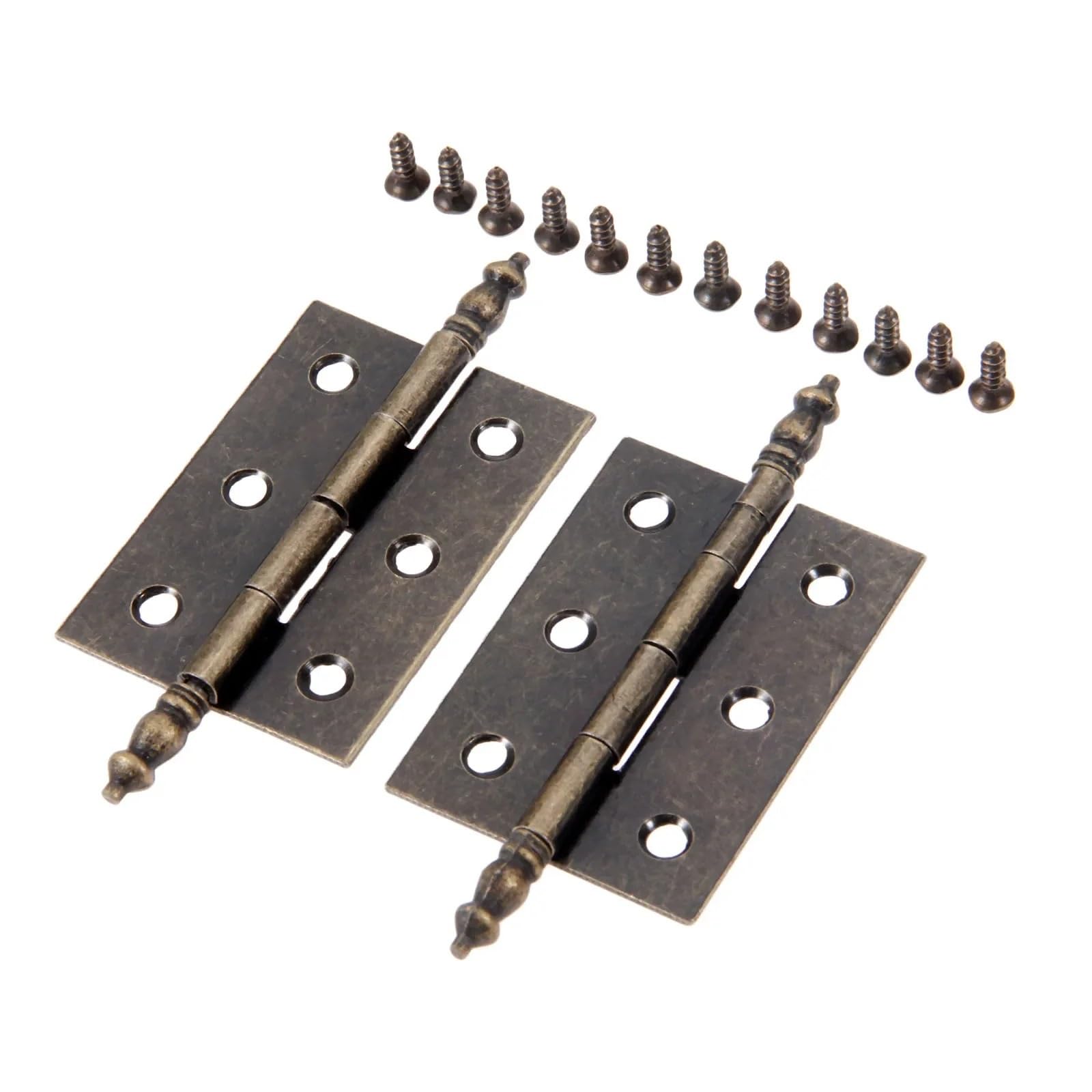 Charnière de meuble bronze 55mm pour porte armoire et boîte à bijoux