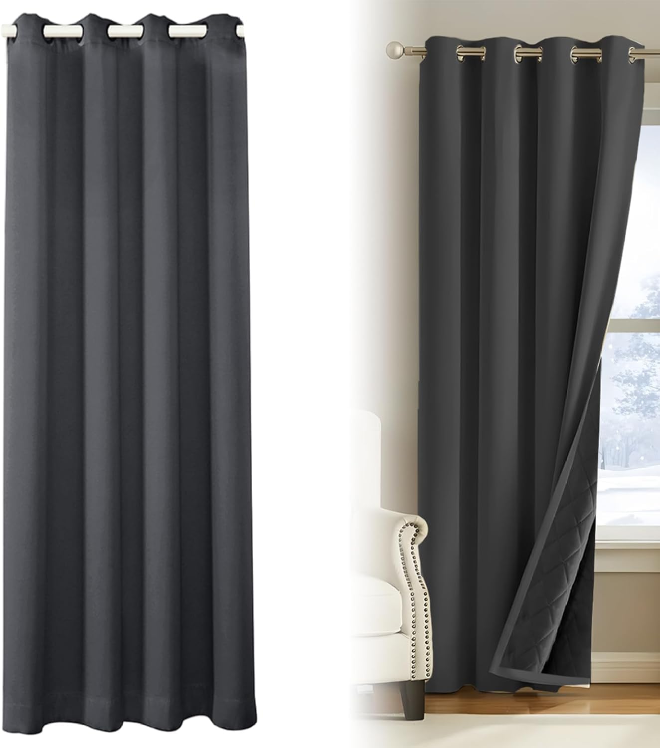 Rideau coupe-vent contre les courants d'air froid de porte d'entrée
