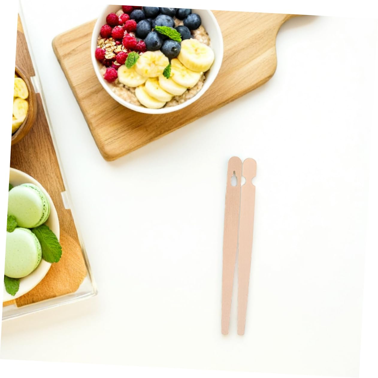 Cabilock 200 Paires De Pinces Alimentaires Pour Débutants Pinces À Baguettes D'Entraînement Pinces De Cuisine Petites Pinces À Apéritif Baguettes D'Entraînement Jetables