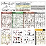 1. Planifique su entrenamiento como un profesional: tenga cuidado cuando coloque un póster de movimientos de yoga en la pared, ¡porque puede ponerse en forma más rápido de lo que cree!