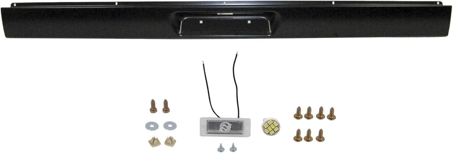 Rear Steel Roll Pan Rollpan W/License Light Led Bulb Screws Fits F150 19871996