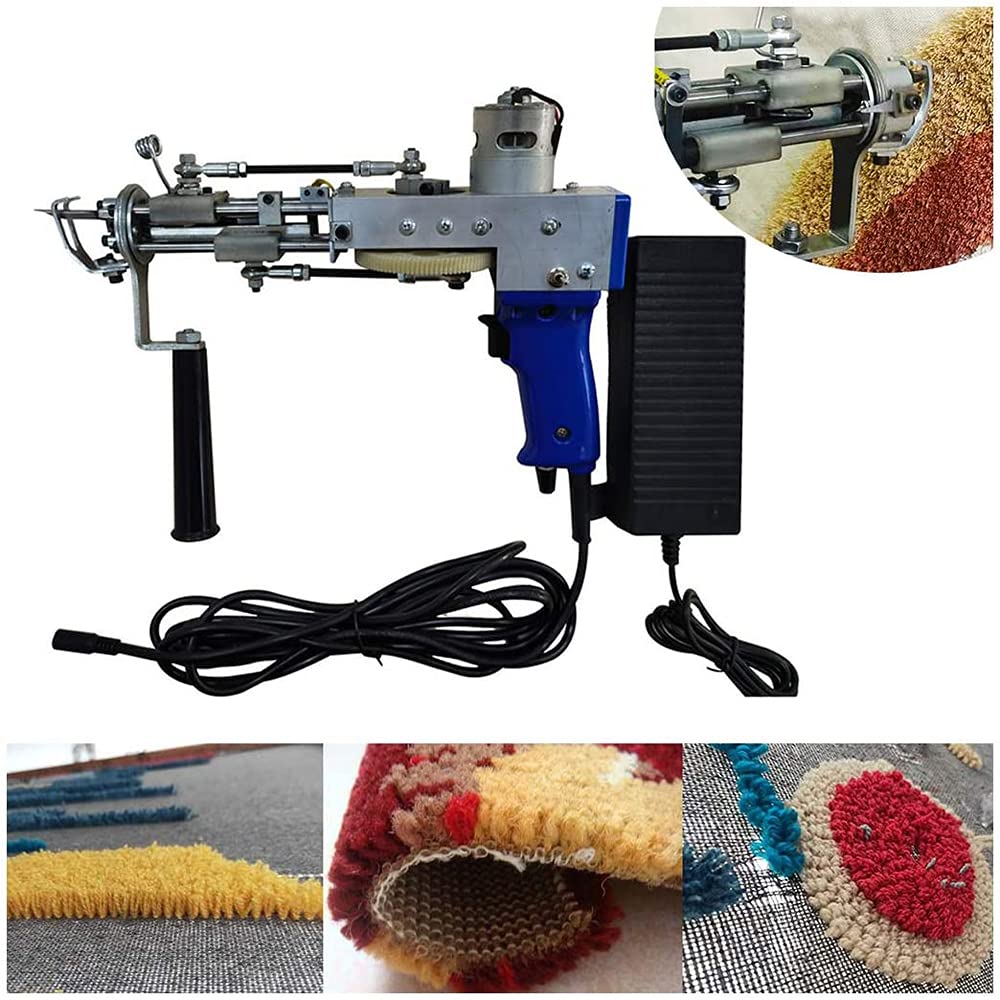 AceFox Electric Carpet Automatic Tufting Gun, Loop Pile Rug Tufting Gun