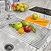 Sorbus Roll-Up Dish Drying Rack [Large 20.5'' X 13