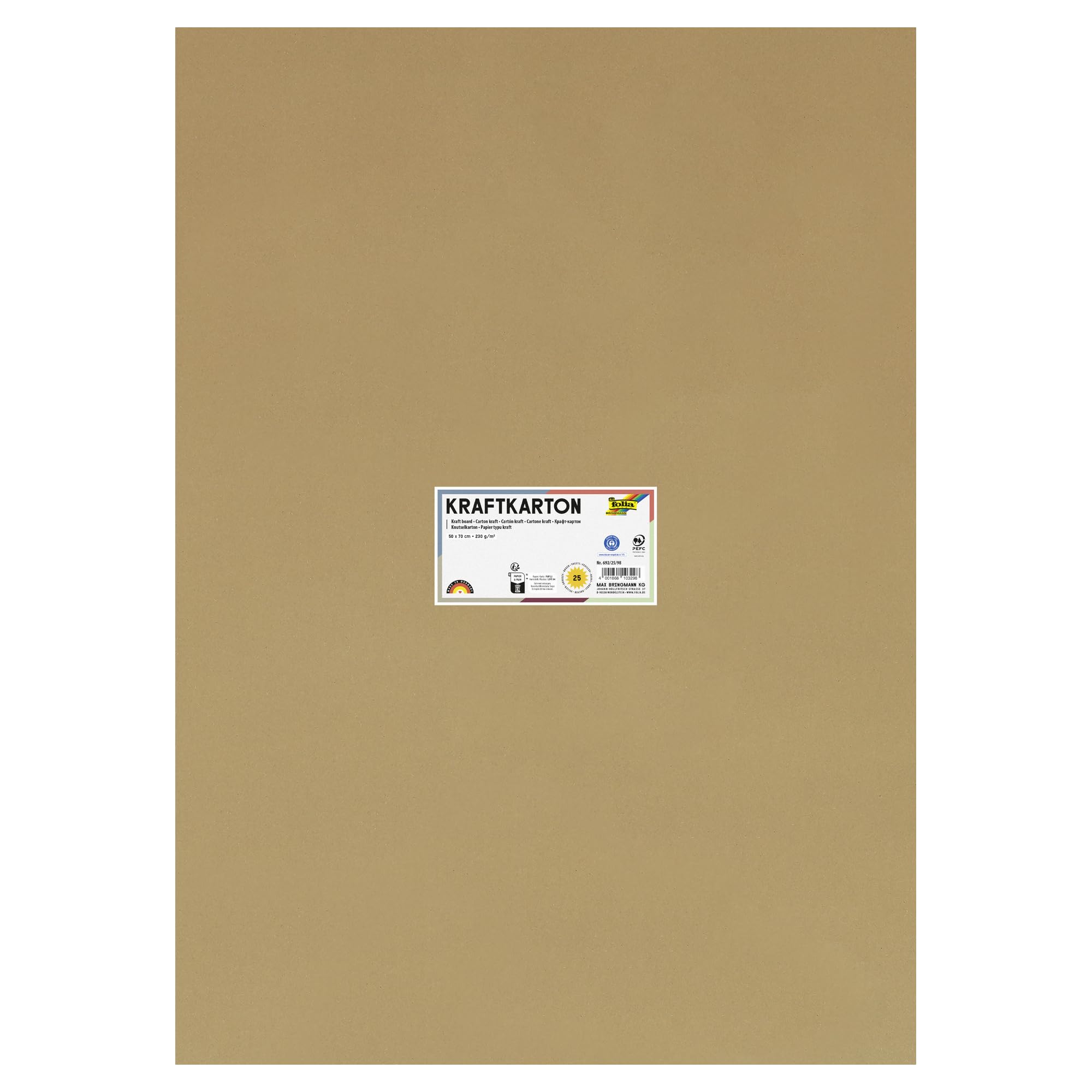 Carton kraft 50x70 cm pour fabriquer vos faire-part de mariage maison
