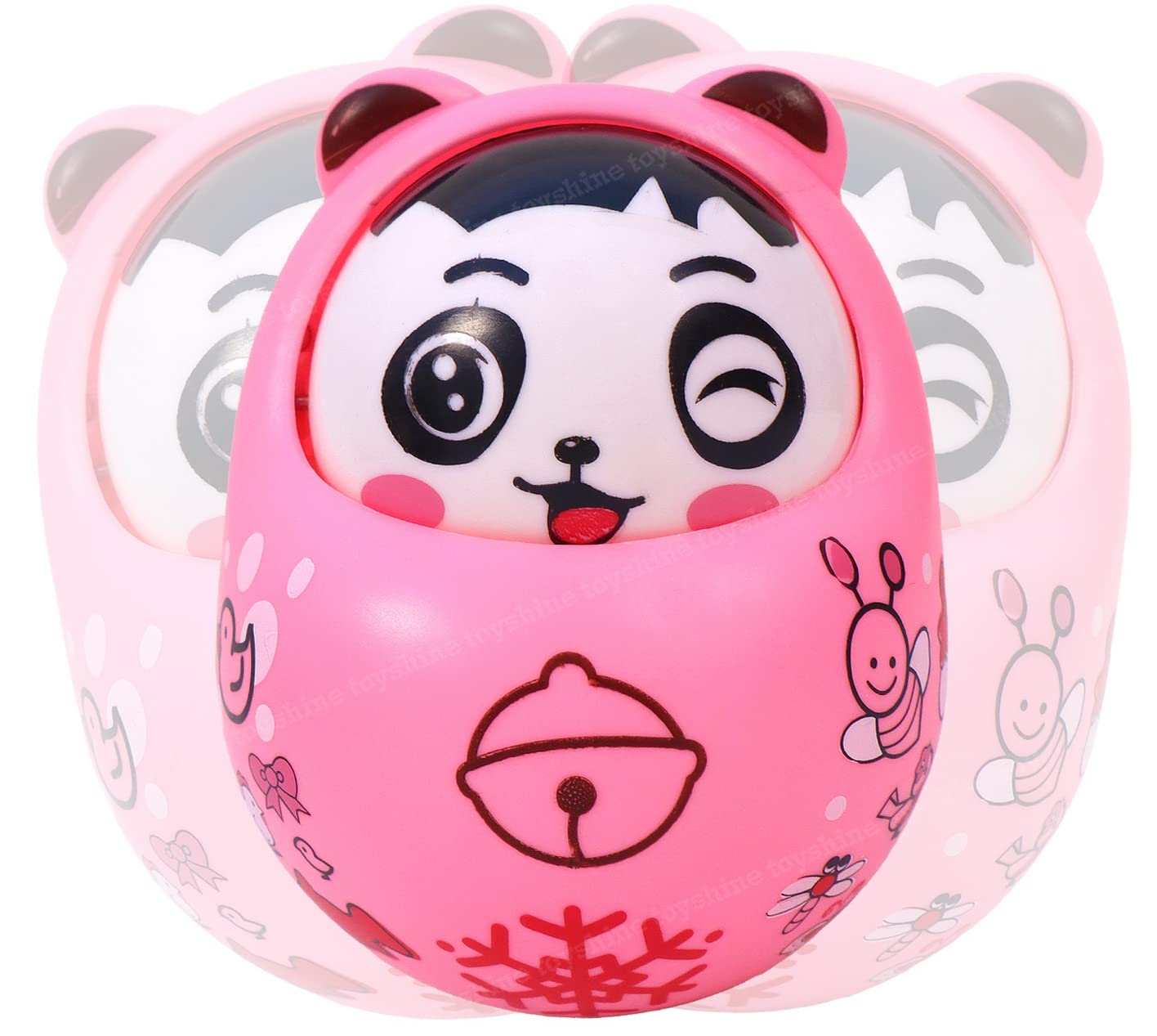 Toyshine Push and Shake Wobbling Bell Sounds Roly Poly Tumbler Doll (Pink) (B0BNMWSGQ2) Amazon Price History, Amazon Price Tracker