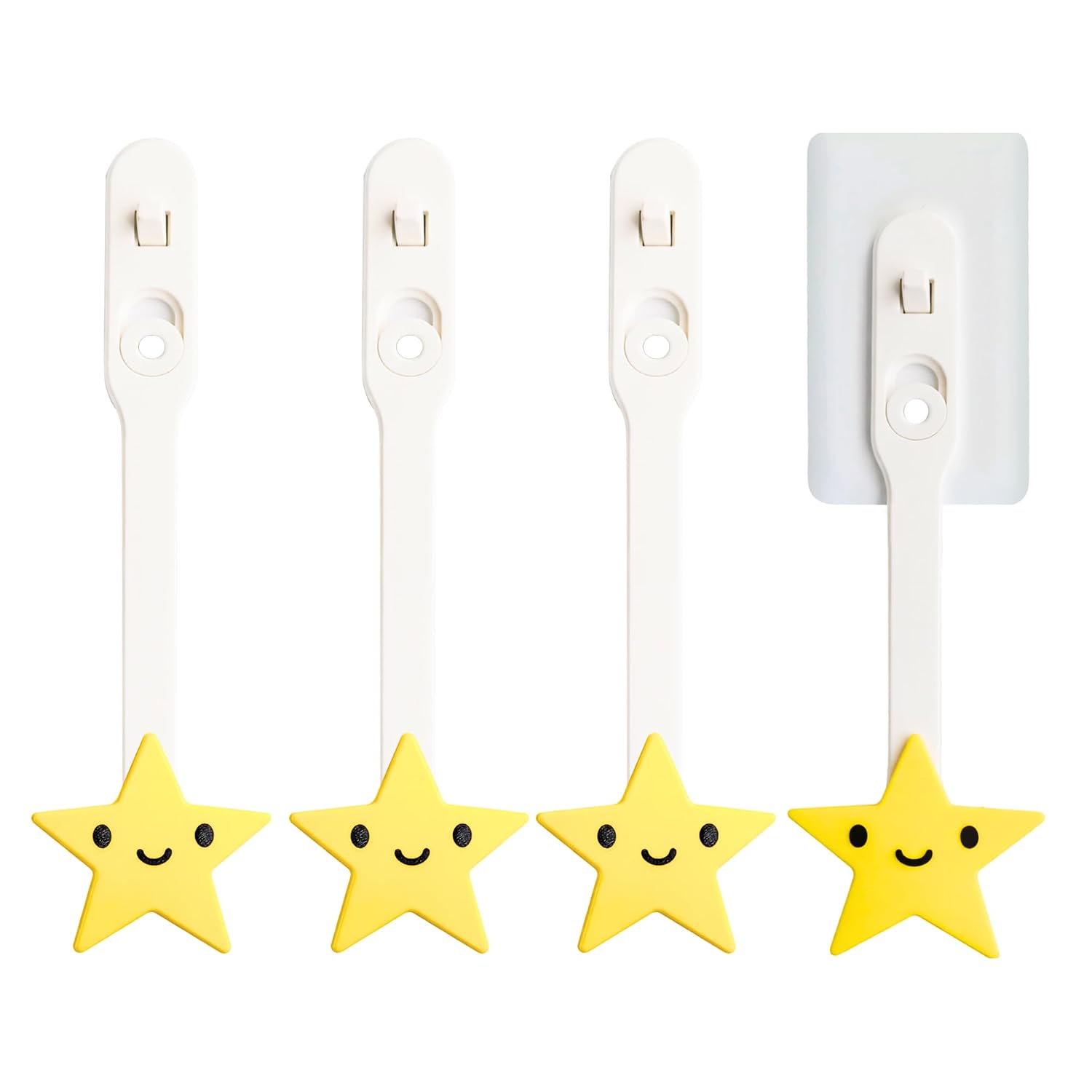 Yellow Star Light Switch Extenders – Fun, Safe, Easy Grip Tool for Kids’ Rooms, Daycare, Nurseries, Accessible Spaces (Pack 3)