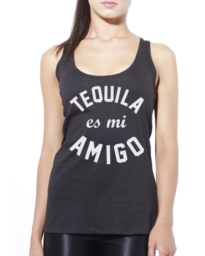 Hotscamp Women's Black Tequilla Es Mi Amigo Vest - Small