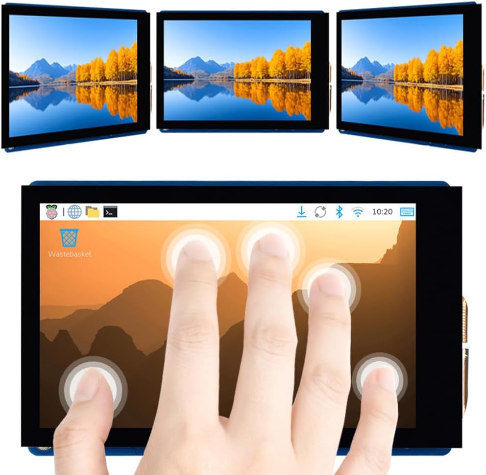 3.5inch DSI Capacitive Touch Display, 5-Point Touch, 480 × 800 Pixels, IPS Display Panel, for Raspberry Pi Series Boards @XYGStudy (3.5inch DSI LCD (H))