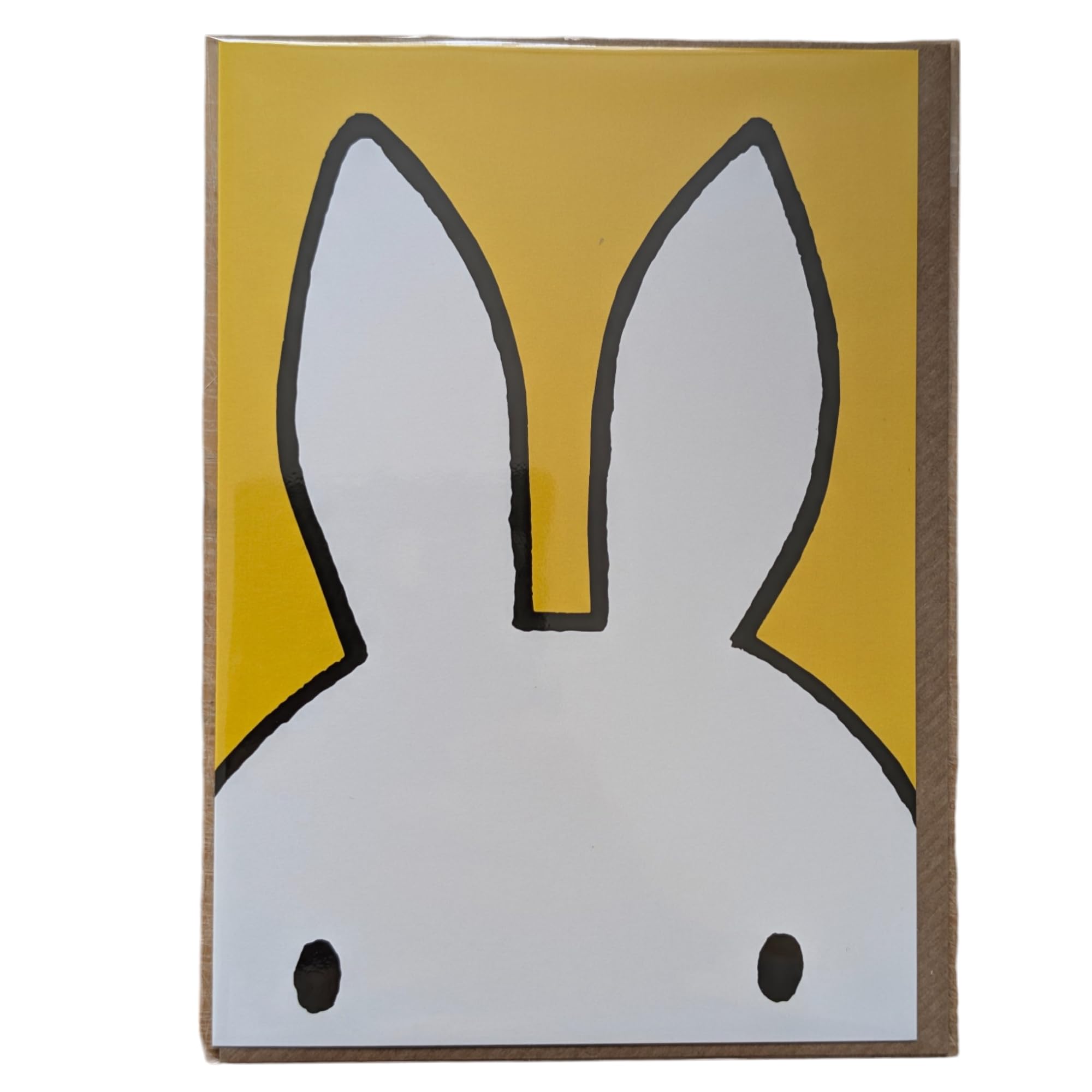 Miffy Big Head Yellow Greeting Card