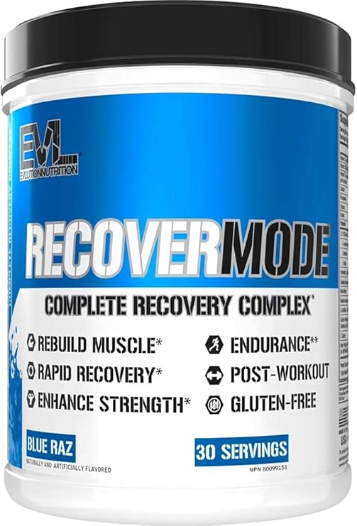 Evlution Nutrition Recover Mode Post Workout Recovery Powder, 30