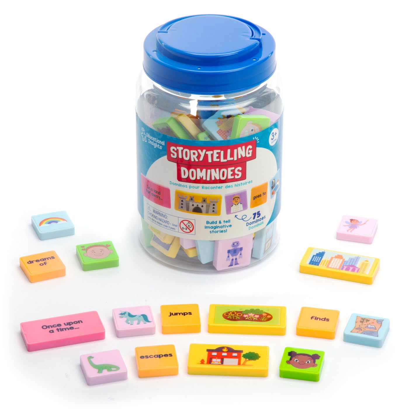 Educational Insights Storytelling Dominoes: Creative Story Prompt and Sequencing Game for Social Skills (Ages 3+)