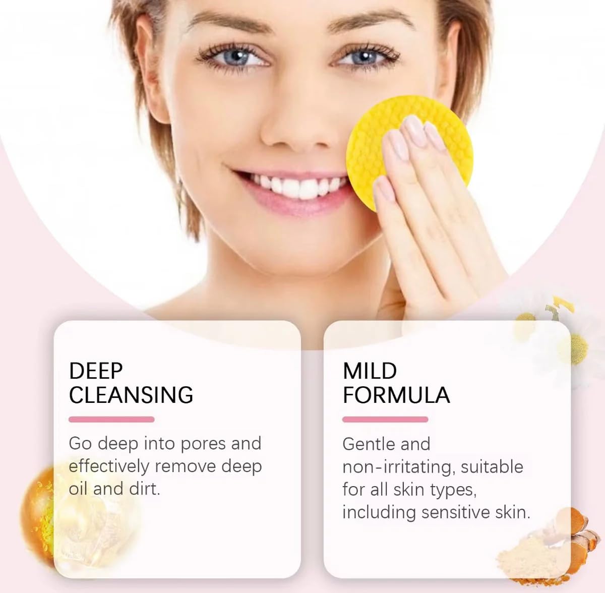 Sun & Spice Ayurvedic Turmeric Glow Pads – 60ct Exfoliating Face Wipes with Vitamin C, Chamomile & Citrus Peel – Brightening Skin Care for Visible Spots, Uneven Texture & Radiant Glow – Vegan & Clean