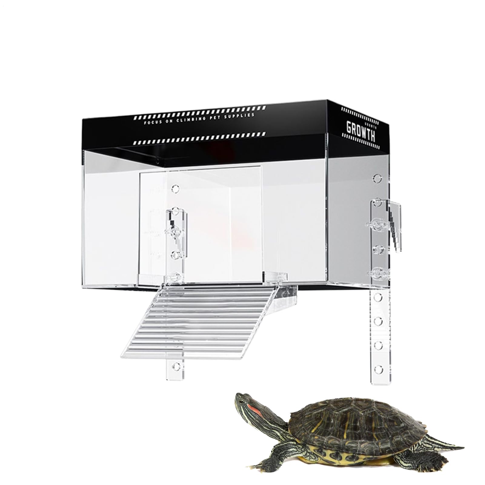 Turtle Basking Tank Topper Habitat Topper, Aquatic Terrapin Enclosure Cage