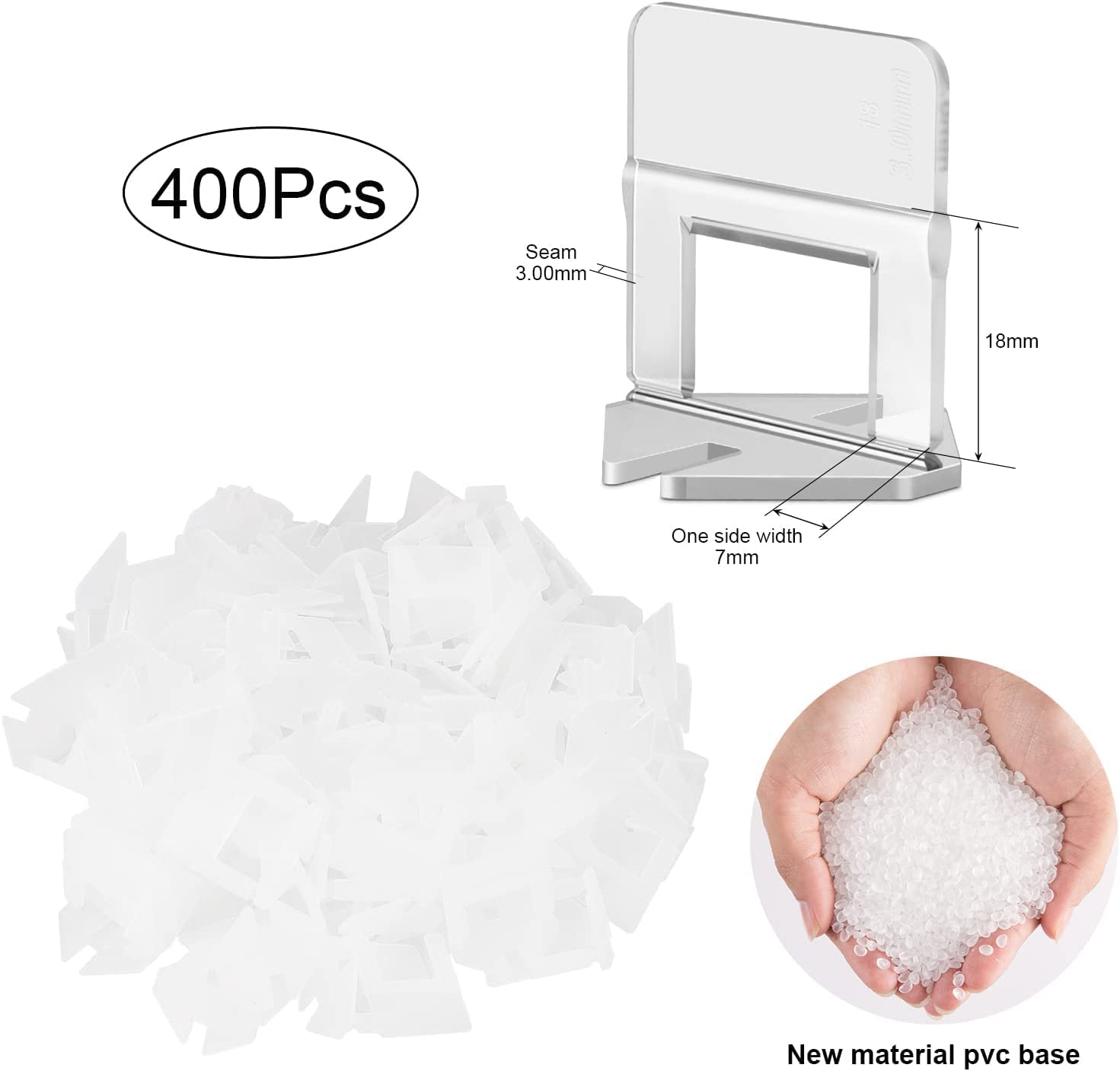 Sistema di livellamento piastrelle tiranti 400 pezzi 3mm sistema di posa a fuga ausilio per la posa ausilio per la posa di piastrelle