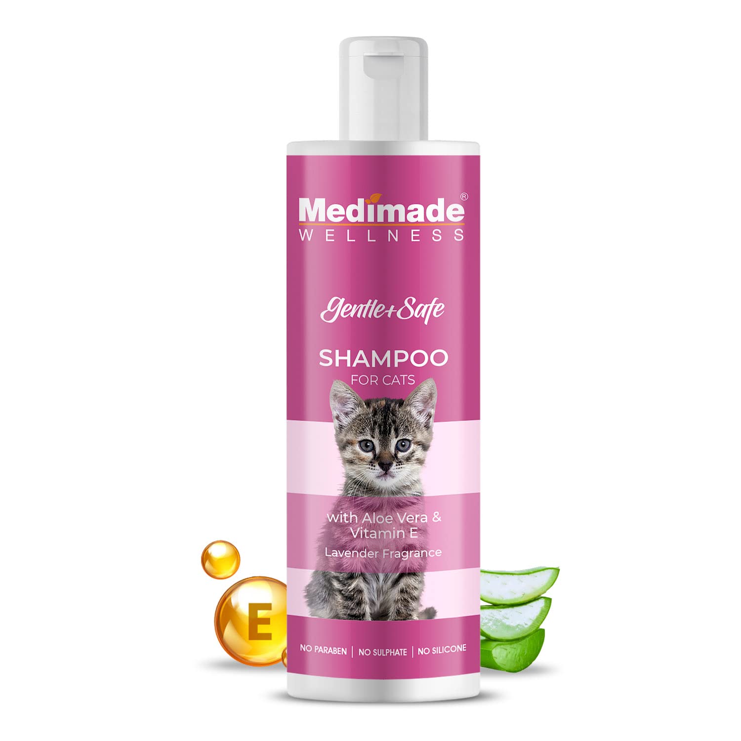 Medimade Cat Shampoo with Aloe Vera & Vitamin E - 200 ml (B09ZVC62HH) Amazon Price History, Amazon Price Tracker