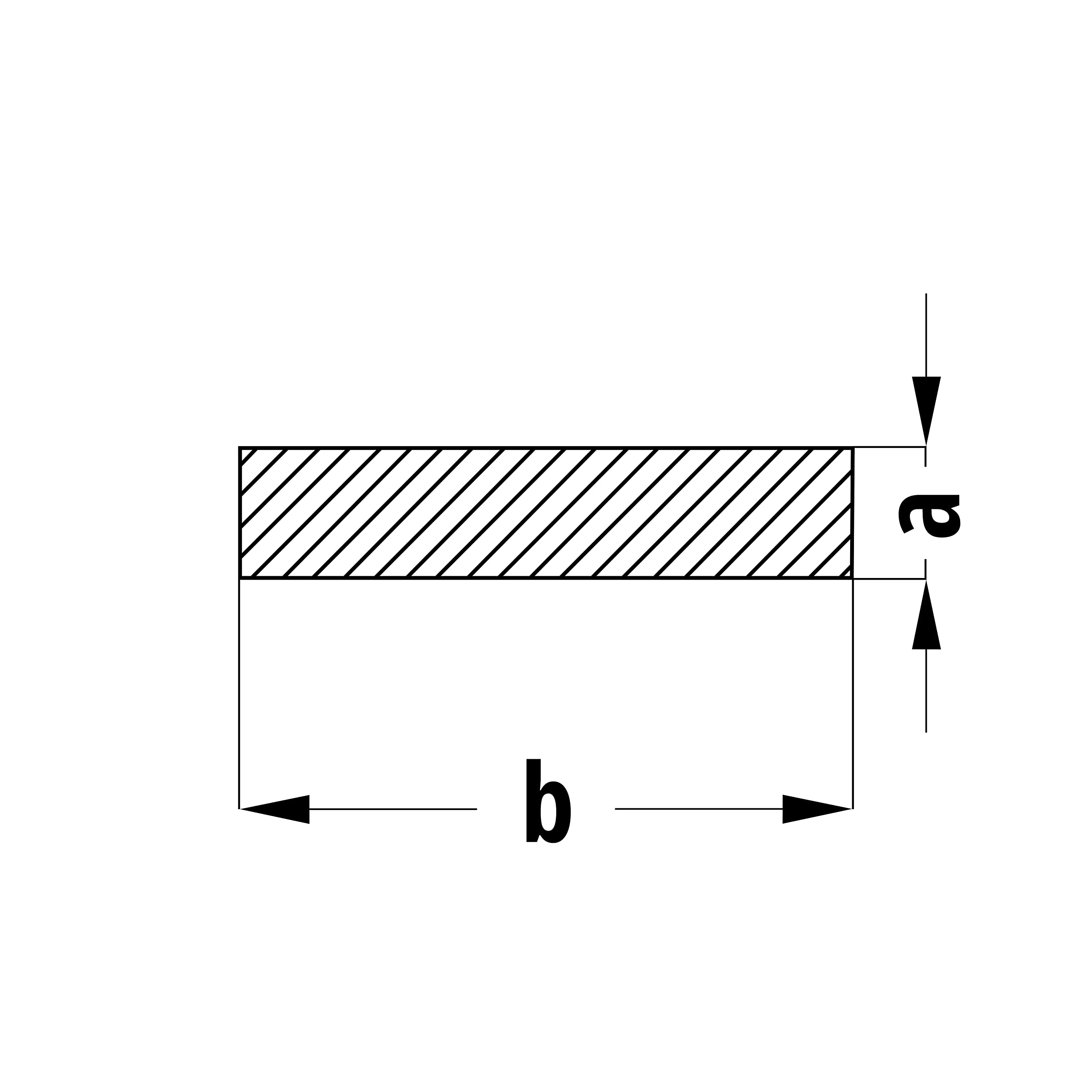 Profile Aluminium 40x40 TJ Appui De Fenetre Exterieur Aluminium Longueur 1m - 40 X 6mm / Appuis De Fenetre Aluminium/Profilé Plat En Aluminium Pour Une Utilisation Polyvalente à L' Intérieur Et à