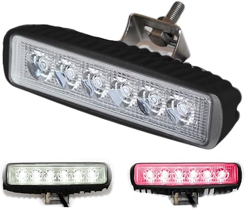 Miniatura 9 de Wave One Marine Luz LED de doble color para esparcidor de barcos, cubierta de luz de inundación, accesorios y soporte inoxidable IP68, impermeable,