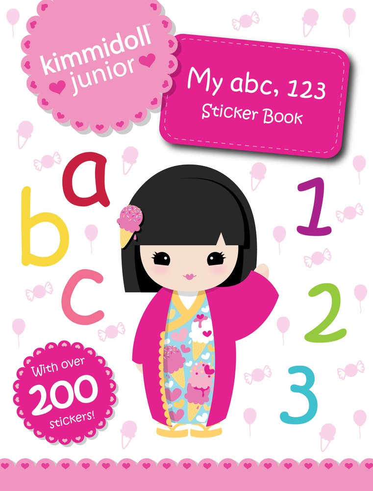 My ABC, 123 Sticker Book (Kimmidoll Junior)