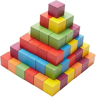 Toyvian 100 Pçs Crianças Brinquedos Educativos Brinquedos De Madeira Do Bebê Blocos De Construção Para Crianças Blocos De Construção Infantis Blocos De Bebê Blocos De Madeira Do Bebê