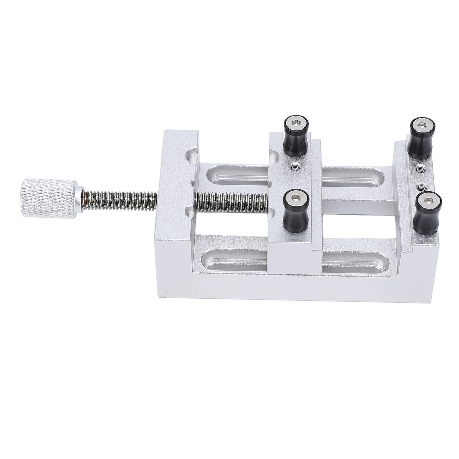 Generic Mini étau de Précision à Pince Plate pour la Fabrication de Bijoux et L'artisanat de Modèles, Plage de 0 à 47 Mm, avec Mâchoires Souples en Caoutchouc pour les Amateurs et les Professionnels