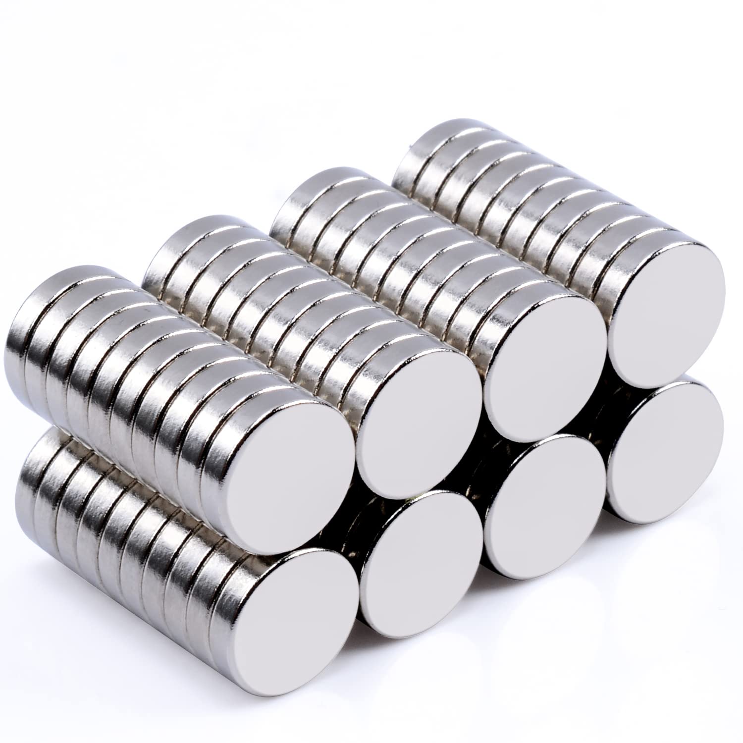 80 Pcs Neodymium Disc Small Magnets, 9 x 2 mm Tiny Strong Magnets for Miniatures Dry Erase Board Whiteboard Office Fridge Crafts, Mini Round Rare Earth Magnets for DIY Building Scientific Models