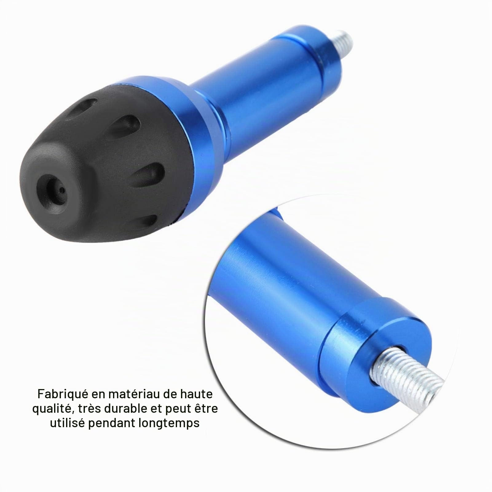 Fydun Cadre de Moto Anti-Collision Slider Crash, Bleu Cadre de Moto Anti-Collision Protection Contre Les Chutes Slider Crash en Aluminium Protecteur de Chute de Moto
