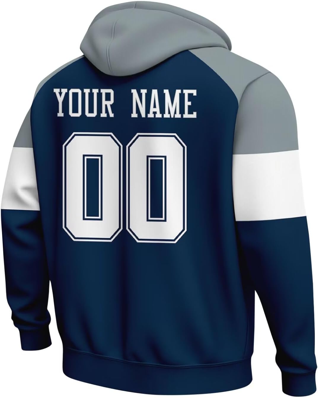 ANTKING Hoodie Sweatshirt for Men Youth Personalized Custom Name and Number Gifts - Image 3