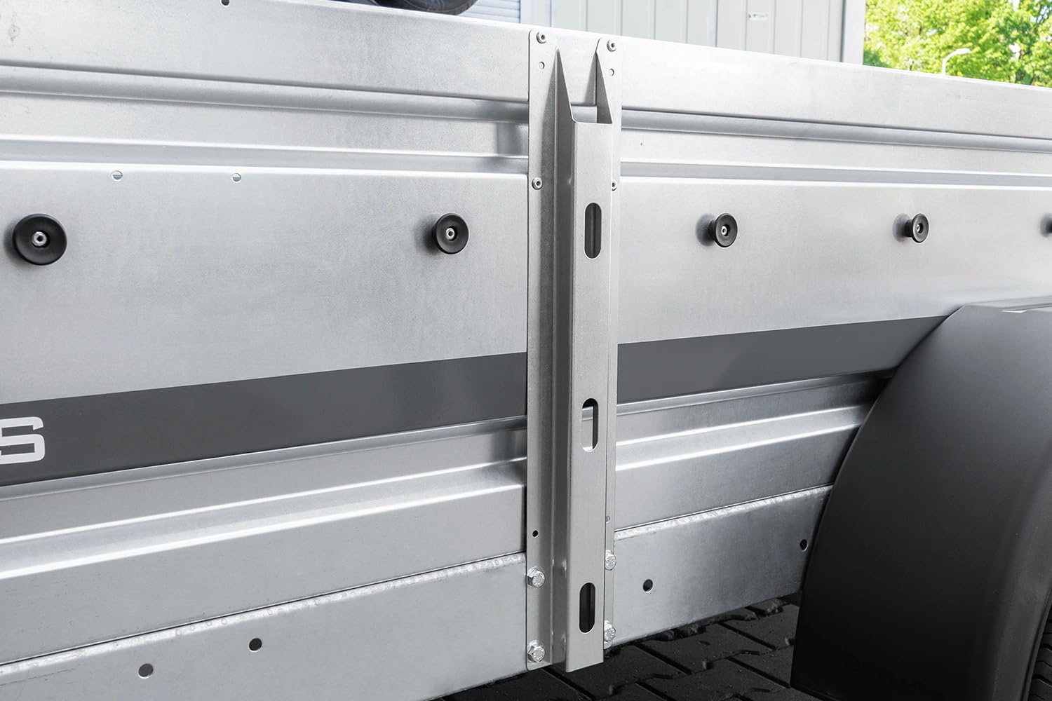 UNITRAILER Seitenverstärkung H300 für Gartenanhänger Garden 264 und 265, 4er-Set 30 cm Bordwand-Verstärkung zur Erhöhung der Stabilität beim Transport Schwerer Lasten