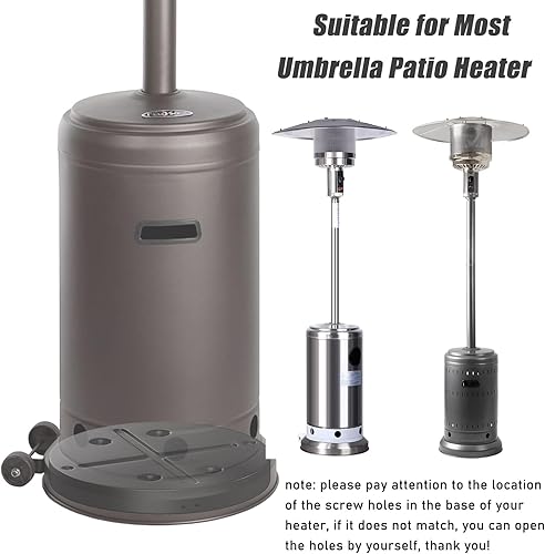 Miniatura 5 de Calentador de patio al aire libre, caja de arena, caja de agua, calentador de patio, peso de accesorio, capacidad máxima de 25 libras para