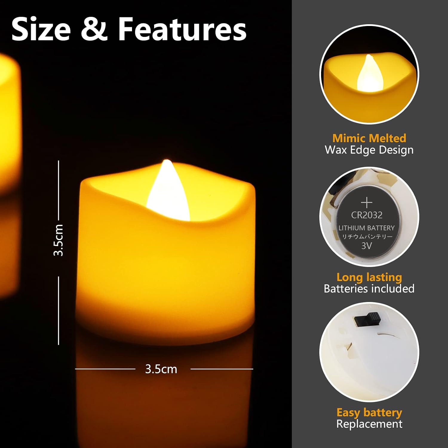 B2LOVER 1000 Pcs Artificial Rose Petals with 24 Pcs Flameless Candles,Led Candles Lights Battery Operated for Romantic Night Valentine's Day Anniversary Wedding Decor