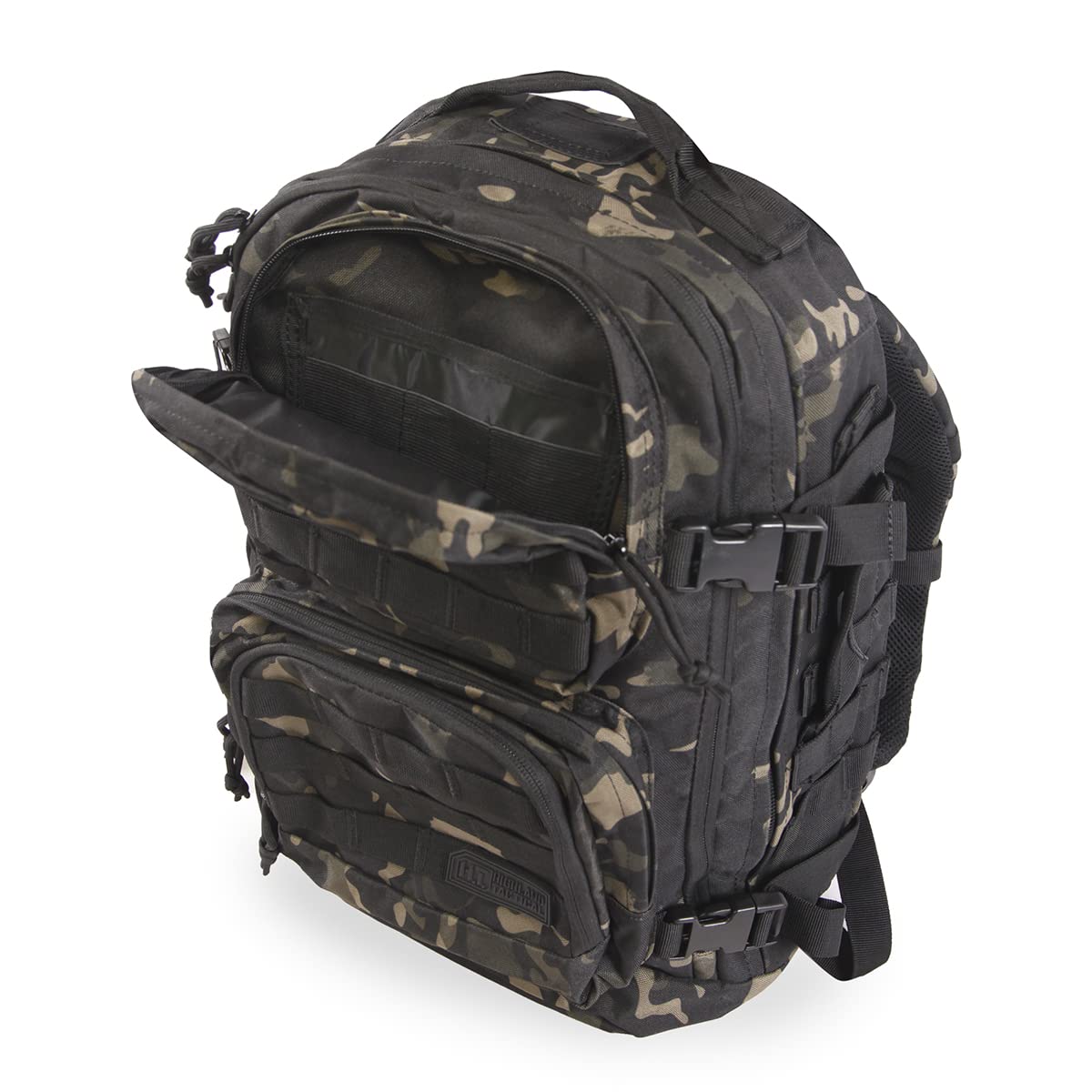 HIGHLAND TACTICAL Men's Major, Black Urban CAMO, One_Size