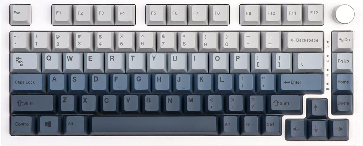 EPOMAKER AquaShift 149 Keys PBT Keycaps, Cherry Profile Dye Sublimation Keycaps Set for Mechanical Gaming Keyboard, Compatible with Cherry Gateron Kailh Otemu MX Structure