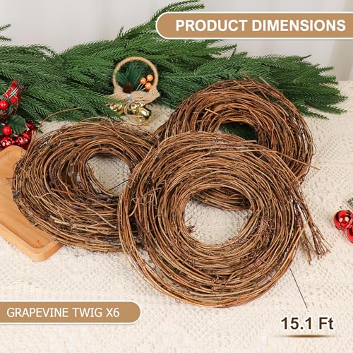 6pcsgrapevinegarlanddiycraftsnaturalgrapevinetwigvines15feetvinesgarlandwreathsforweddingchristmashouseholidaydoorvasewalldecor Urban Country Home Decor 6 pcs grapevine garland diy crafts natural grapevine twig vines 15 feet vines garland wreaths for wedding christmas house holiday door vase wall decor urban country home decor