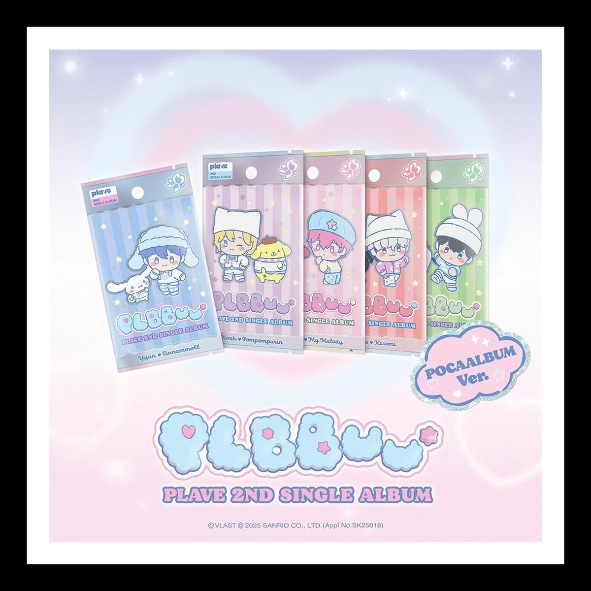 (Random) PLAVE [PLBBUU] 2nd Single Album POCA ALBUM Ver. K-POP (NO DISK.)