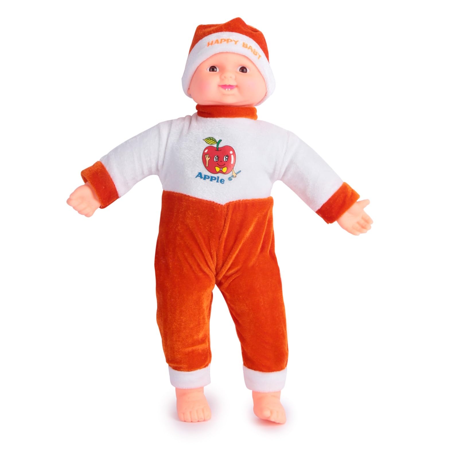 TOKO Fashion Happy Baby Laughing Musical Boy Doll A Wonderful Present for Kids Girls and Boys The with Touch Sensors and Sound is Made by India Baby Boy Doll (Multicolor)