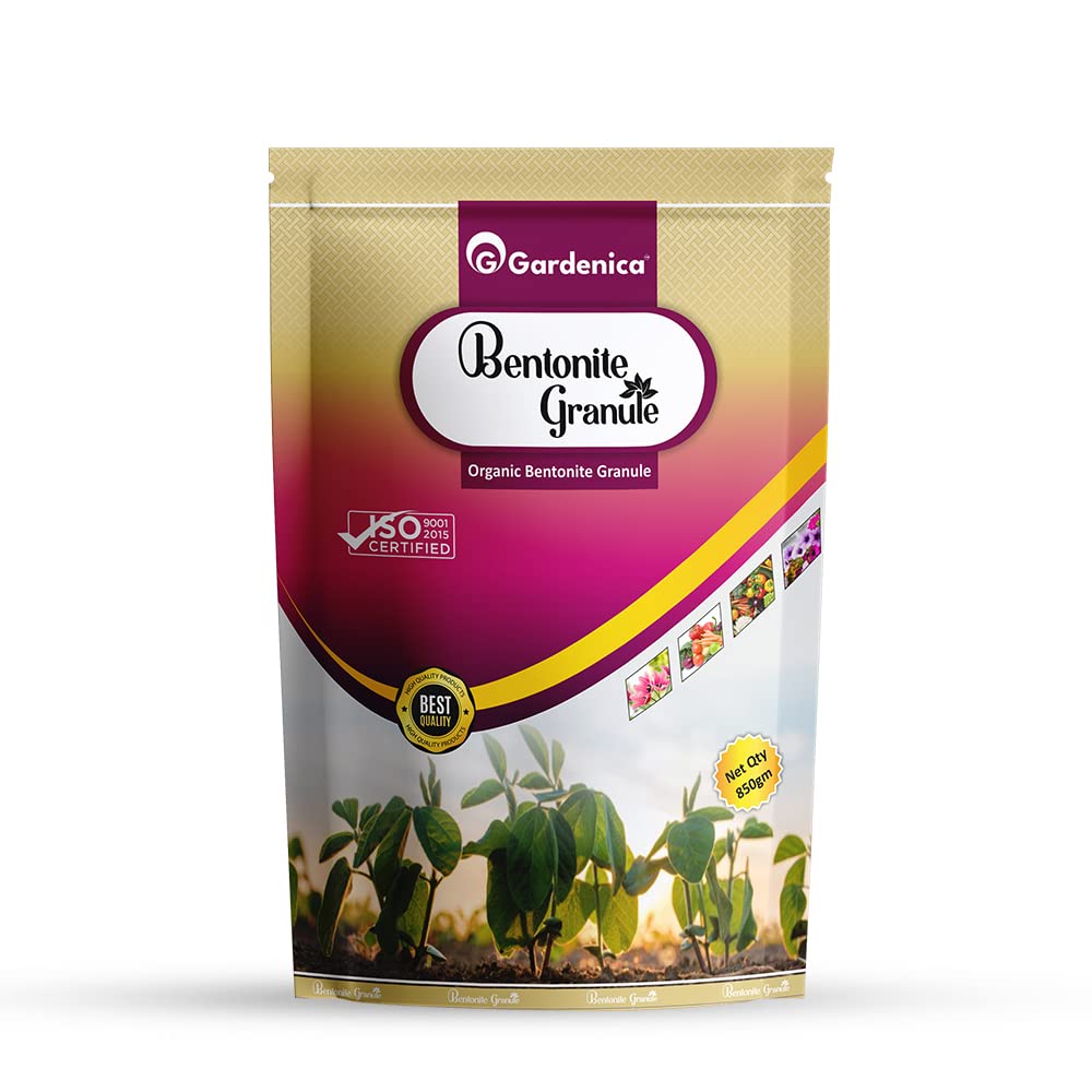Gardenica Organic Bentonite Granule, Bentonite Clay Granules for Enhanced Soil Structure, for All Types of Plants and Crops Including Vegetables, Flowers, and Ornamentals, (850 gm)-image-46