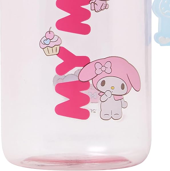 サンリオ(SANRIO) ストラップ付きクリアボトル マイメロディ 直飲みタイプ 冷水専用 821438 - 5