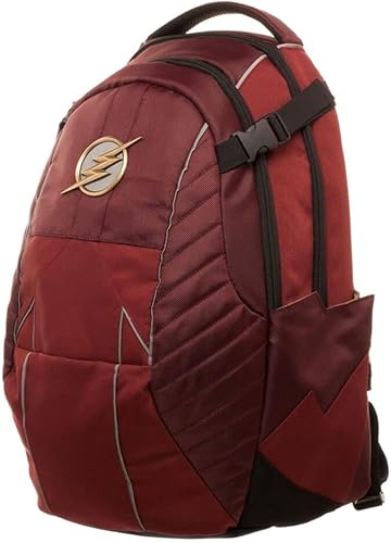 Miniatura 2 de DC Comics The Flash construido uniforme traje cómic superhéroe mochila portátil bolsa