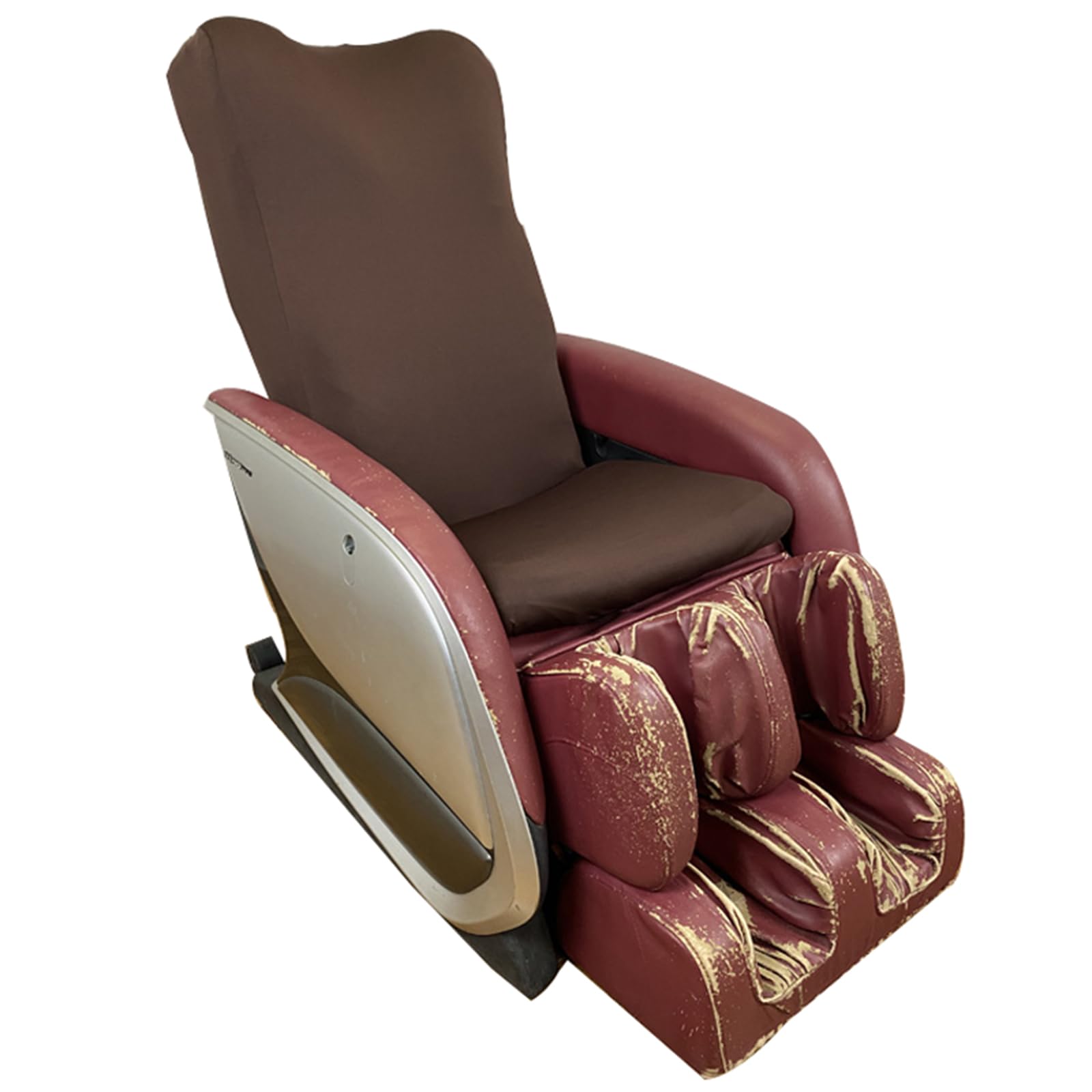 Funda de silla de masaje shiatsu FBKPHSS elástica y marrón para sillones zero gravity
