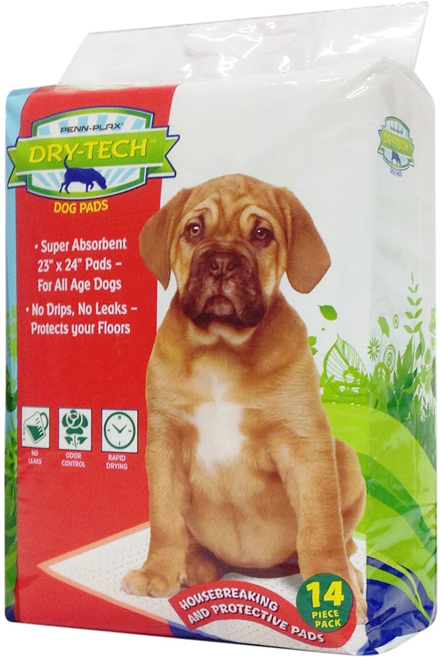 Penn-Plax Penn Plax DTP2 Dry-Tech Doggie Pads with Natural Attractant, 23 by 24-Inch