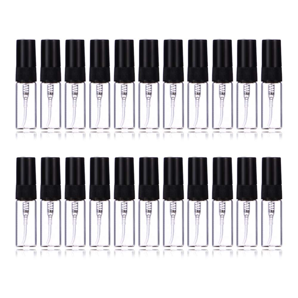 12pcs 5ml Empty Delicated Perfume Glass Bottles With Plastic Black Spray Pump And Caps.-image-31