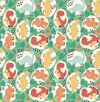 50 Sacos de Presente ou Sacolinha Surpresa Plástica Festa Dinossauro Baby Cute 15x29cm Cromus