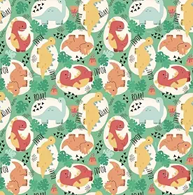 50 Sacos de Presente ou Sacolinha Surpresa Plástica Festa Dinossauro Baby Cute 15x29cm Cromus