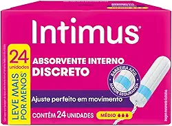 Intimus Absorvente Interno, Pacote de 16