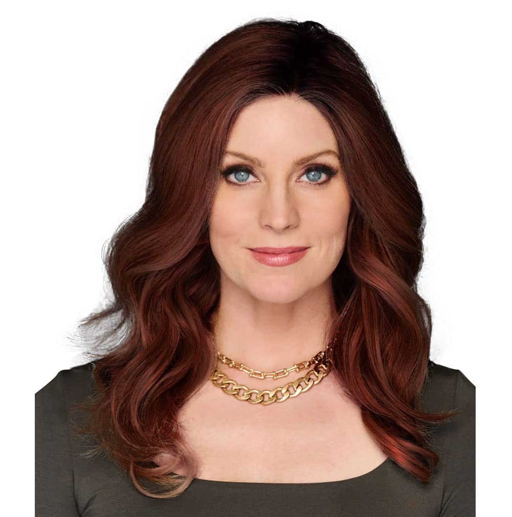 Raquel Welch 14" Wavy Top Billing Top-of-The-Head Hairpeice, TOPPER ONLY, Not a Full Wig, RL14/25SS Honey Ginger
