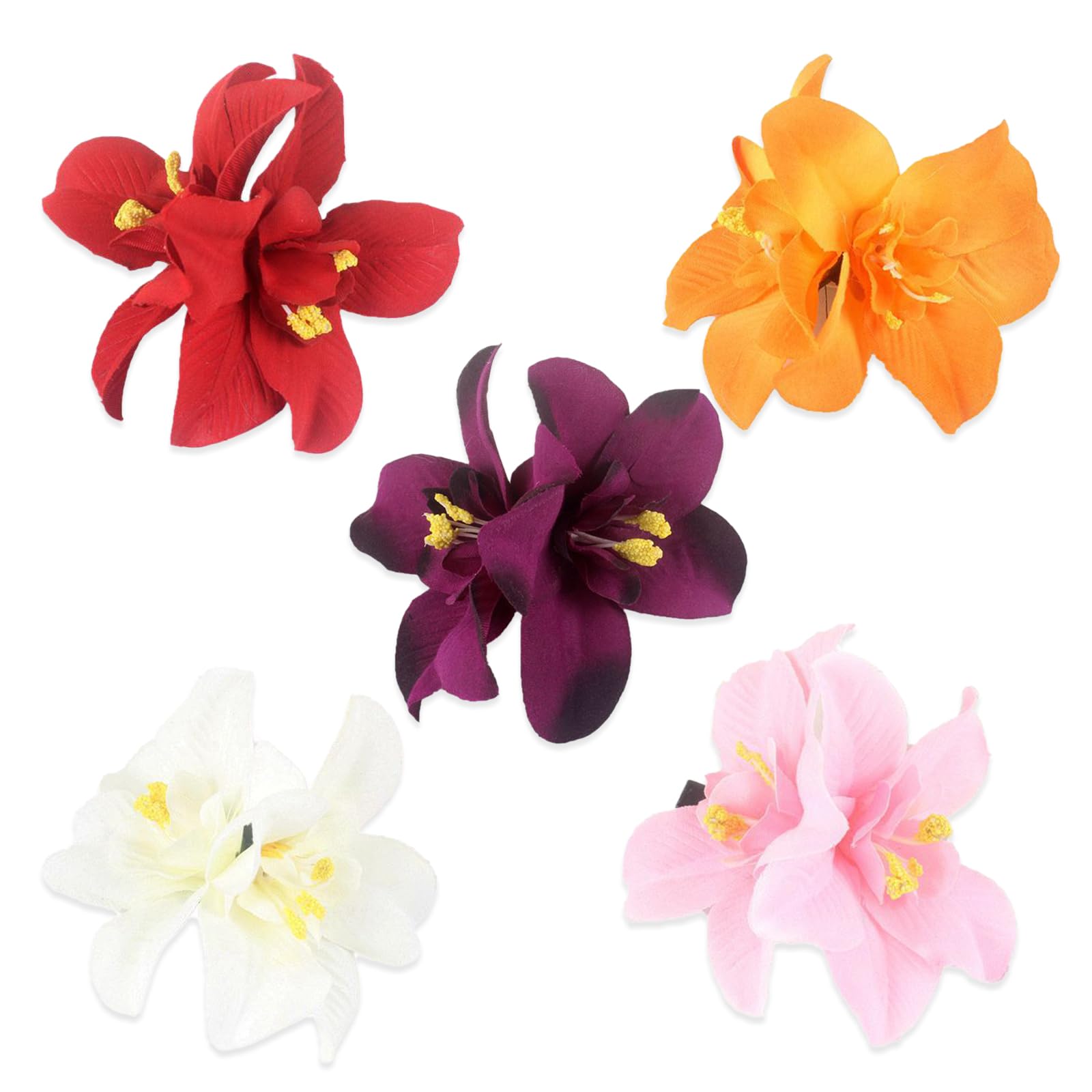 5 Pcs Flower Hair Clips, Flower Hair Accessories