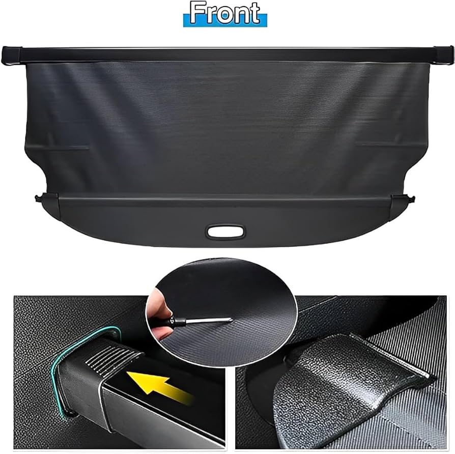 ZONEWD Car Rear Trunk Cargo Luggage Cover For Audi Q3 2010